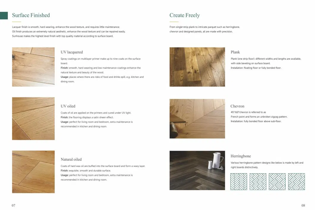Dusty Engineered Wood Flooring/UV Coating