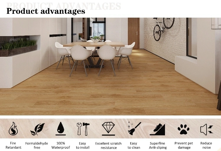 Hardwood Pattern Cheap and Fine Extremely Environmentally Friendly Spc Flooring Floor