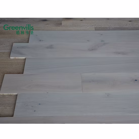 Матовый и дымчатый белый промасленный пол из инженерного дуба/деревянный пол/деревянный пол